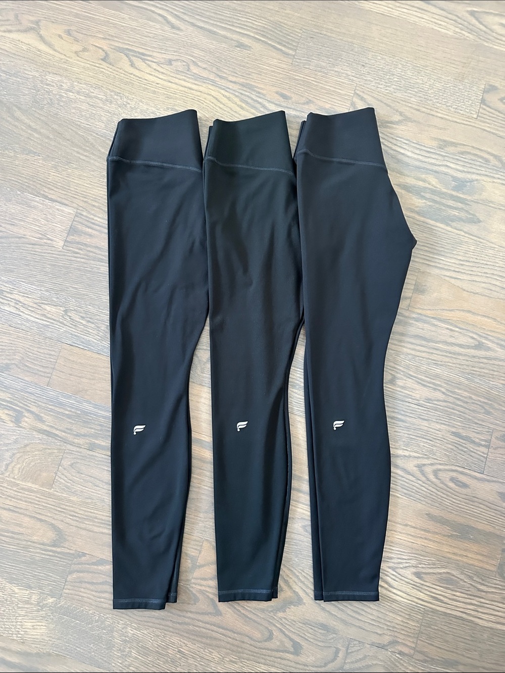 Fabletics Black Pure Luxe High-Waist Women’s Active Leggings - 3 Pack